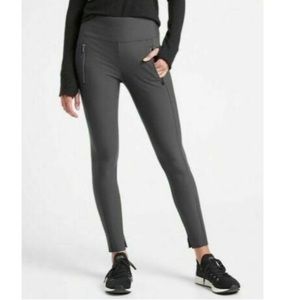NWT Athleta Stellar Tight Pant Leggings Anthracite Grey Work Travel Size XS